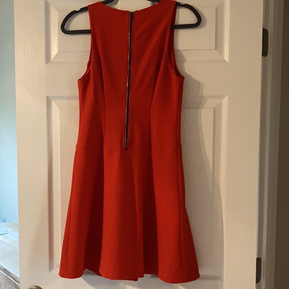 Leifsdottir orange/coral twist front dress - Picture 2 of 6